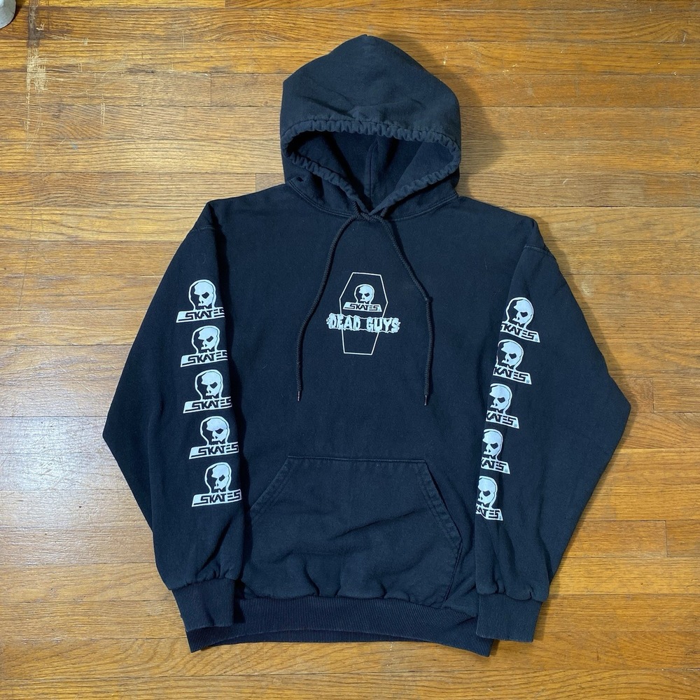 2000s Skull‎ Skates Dead Guys Rare Y2K Hoodie Men's Small